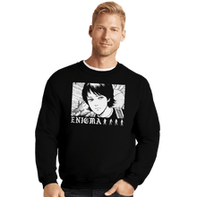 Load image into Gallery viewer, Shirts Crewneck Sweater, Unisex / Small / Black Enigma