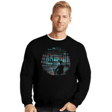 Load image into Gallery viewer, Shirts Crewneck Sweater, Unisex / Small / Black Window