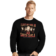 Load image into Gallery viewer, Daily_Deal_Shirts Crewneck Sweater, Unisex / Small / Black Santa Carla California