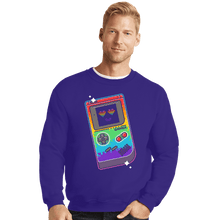 Load image into Gallery viewer, Shirts Crewneck Sweater, Unisex / Small / Violet Gaymer Player II