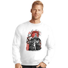 Load image into Gallery viewer, Daily_Deal_Shirts Crewneck Sweater, Unisex / Small / White Sumie Awakening