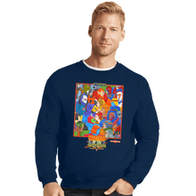 Load image into Gallery viewer, Secret_Shirts Crewneck Sweater, Unisex / Small / Navy Clash Of Eternia