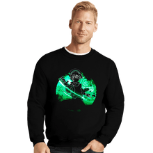 Load image into Gallery viewer, Daily_Deal_Shirts Crewneck Sweater, Unisex / Small / Black Earth Bender Orb