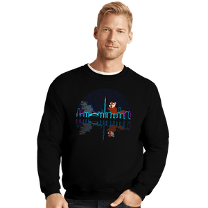 Daily_Deal_Shirts Crewneck Sweater, Unisex / Small / Black Hands Off!
