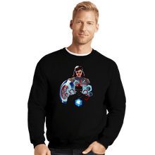 Load image into Gallery viewer, Secret_Shirts Crewneck Sweater, Unisex / Small / Black Carter