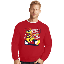 Load image into Gallery viewer, Secret_Shirts Crewneck Sweater, Unisex / Small / Red Jammer Lammy