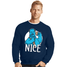 Load image into Gallery viewer, Shirts Crewneck Sweater, Unisex / Small / Navy Kevin Monster