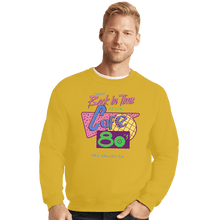 Load image into Gallery viewer, Shirts Crewneck Sweater, Unisex / Small / Gold Cafe 80s
