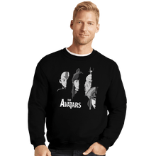 Load image into Gallery viewer, Shirts Crewneck Sweater, Unisex / Small / Black The Avatars
