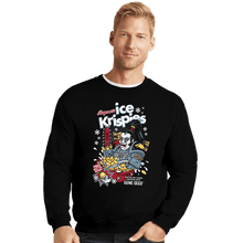 Load image into Gallery viewer, Secret_Shirts Crewneck Sweater, Unisex / Small / Black Ragnar's Ice Krispies
