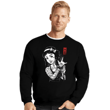 Load image into Gallery viewer, Daily_Deal_Shirts Crewneck Sweater, Unisex / Small / Black Rock And Snow