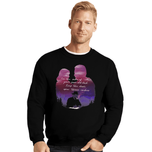 Shirts Crewneck Sweater, Unisex / Small / Black Hop And EL