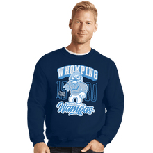 Load image into Gallery viewer, Secret_Shirts Crewneck Sweater, Unisex / Small / Navy Whomping Wampas