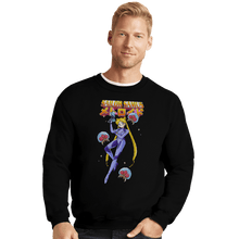 Load image into Gallery viewer, Secret_Shirts Crewneck Sweater, Unisex / Small / Black Sailor Samus Zero Suit