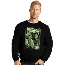 Load image into Gallery viewer, Secret_Shirts Crewneck Sweater, Unisex / Small / Black Beck In Time