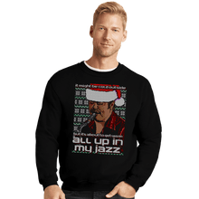 Load image into Gallery viewer, Shirts Crewneck Sweater, Unisex / Small / Black My Jazz