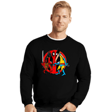 Load image into Gallery viewer, Daily_Deal_Shirts Crewneck Sweater, Unisex / Small / Black Deadverine