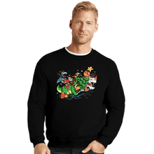 Load image into Gallery viewer, Secret_Shirts Crewneck Sweater, Unisex / Small / Black Land Before Christmas Time