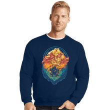 Load image into Gallery viewer, Shirts Crewneck Sweater, Unisex / Small / Navy Alchemist Of Steel
