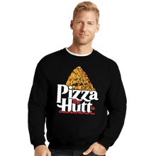 Load image into Gallery viewer, Daily_Deal_Shirts Crewneck Sweater, Unisex / Small / Black Pizza Sends Out