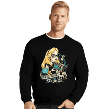 Load image into Gallery viewer, Daily_Deal_Shirts Crewneck Sweater, Unisex / Small / Black Rocker Alice