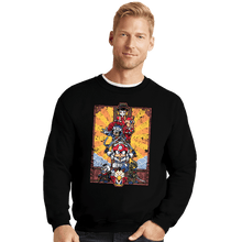 Load image into Gallery viewer, Shirts Crewneck Sweater, Unisex / Small / Black Enter The Cats
