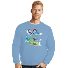 Load image into Gallery viewer, Shirts Crewneck Sweater, Unisex / Small / Powder Blue Skyward Infinite