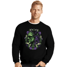 Load image into Gallery viewer, Daily_Deal_Shirts Crewneck Sweater, Unisex / Small / Black The Lonely Monster