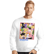 Load image into Gallery viewer, Shirts Crewneck Sweater, Unisex / Small / White Sparking!