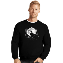Load image into Gallery viewer, Daily_Deal_Shirts Crewneck Sweater, Unisex / Small / Black Moonlight Cave