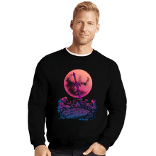 Load image into Gallery viewer, Secret_Shirts Crewneck Sweater, Unisex / Small / Black A Hero Never Dies