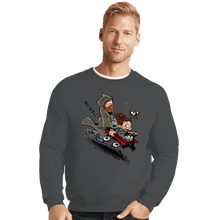 Load image into Gallery viewer, Daily_Deal_Shirts Crewneck Sweater, Unisex / Small / Charcoal Ben And The Princess
