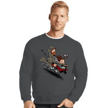 Load image into Gallery viewer, Daily_Deal_Shirts Crewneck Sweater, Unisex / Small / Charcoal Ben And The Princess