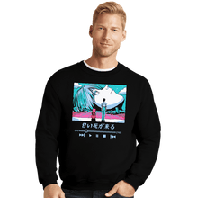 Load image into Gallery viewer, Daily_Deal_Shirts Crewneck Sweater, Unisex / Small / Black Never Alone