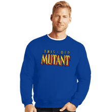 Load image into Gallery viewer, Daily_Deal_Shirts Crewneck Sweater, Unisex / Small / Royal Blue This Old Mutant