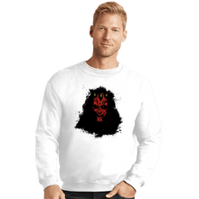 Load image into Gallery viewer, Shirts Crewneck Sweater, Unisex / Small / White Sith Splatter