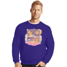 Load image into Gallery viewer, Shirts Crewneck Sweater, Unisex / Small / Violet Box House