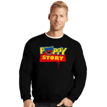 Load image into Gallery viewer, Secret_Shirts Crewneck Sweater, Unisex / Small / Black Poppy Story