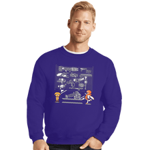 Load image into Gallery viewer, Shirts Crewneck Sweater, Unisex / Small / Violet Spat Shop