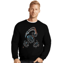 Load image into Gallery viewer, Shirts Crewneck Sweater, Unisex / Small / Black Xenobreak