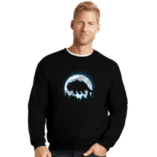 Load image into Gallery viewer, Secret_Shirts Crewneck Sweater, Unisex / Small / Black Yip Moon