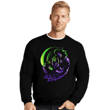 Load image into Gallery viewer, Daily_Deal_Shirts Crewneck Sweater, Unisex / Small / Black The Tao Of Xenos