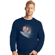 Load image into Gallery viewer, Shirts Crewneck Sweater, Unisex / Small / Navy The Pig King