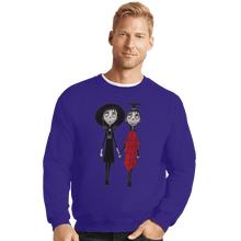 Load image into Gallery viewer, Shirts Crewneck Sweater, Unisex / Small / Violet The Deetz Twins
