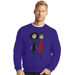 Shirts Crewneck Sweater, Unisex / Small / Violet The Deetz Twins