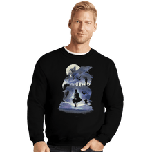 Load image into Gallery viewer, Shirts Crewneck Sweater, Unisex / Small / Black The Fantastic Book Of Magic