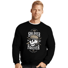 Load image into Gallery viewer, Shirts Crewneck Sweater, Unisex / Small / Black Soldier Forever