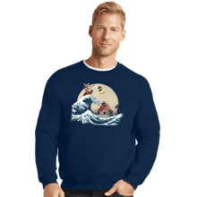 Load image into Gallery viewer, Shirts Crewneck Sweater, Unisex / Small / Navy The Great Adventure
