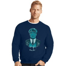 Load image into Gallery viewer, Shirts Crewneck Sweater, Unisex / Small / Navy The Leader
