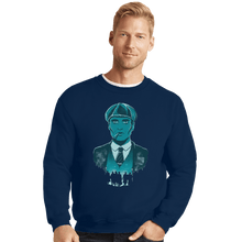 Load image into Gallery viewer, Shirts Crewneck Sweater, Unisex / Small / Navy The Leader